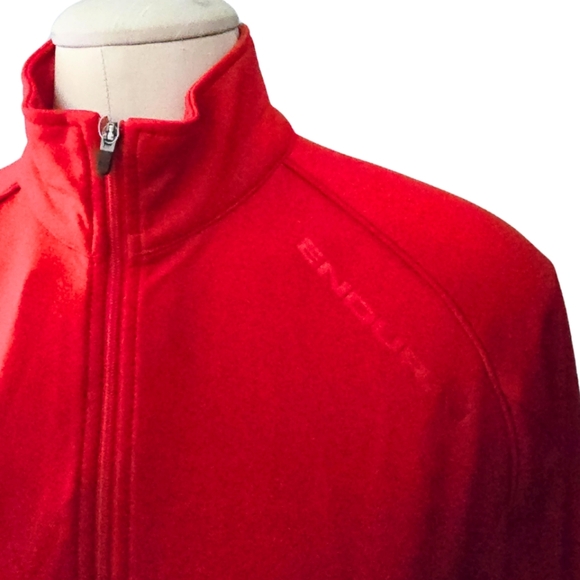 Endura Women's Roubaix Jacket Medium Cycling Windproof Insulated Red NEW NWT - Picture 8 of 8